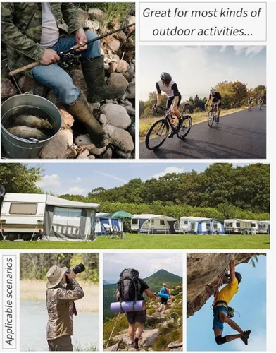 Vista 5 de Gihuo - Chaleco de pesca para hombre, con bolsillos, para viajar, ir de safari o practicar tiro