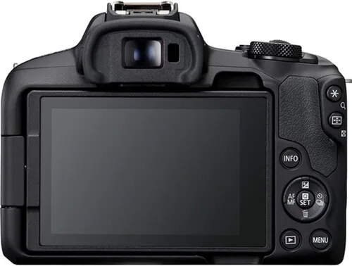 Vista 2 de Canon Cámara sin espejo EOS R50 con lente de 0.709-1.772 in + filtros de lente + estuche + paquete de accesorios (renovado)