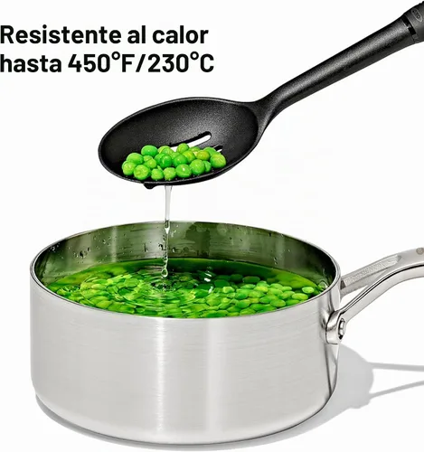 Vista 3 de OXO Good Grips - Juego de herramientas de nailon de 4 piezas, 2.3, color negro