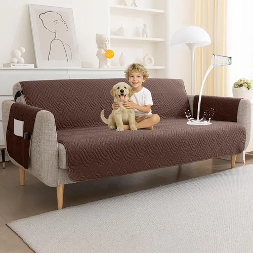 Vista 10 de Deep Dream Fundas impermeables para silla reclinable, funda antideslizante para sofá reclinable, protector de muebles para niños perezosos, funda