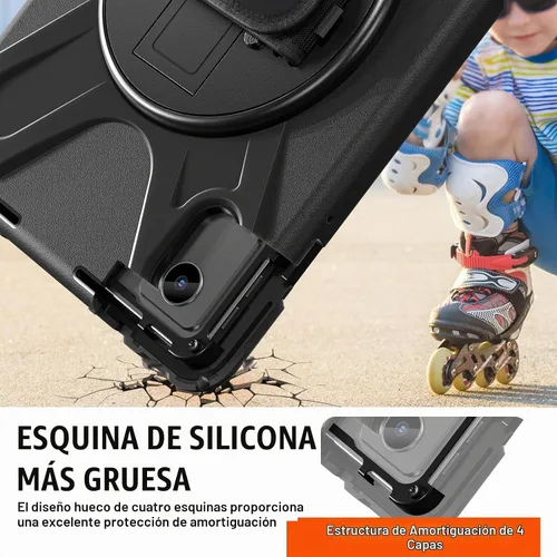 Vista 9 de Funda resistente ZenRich para Lenovo Idea Tab 11 de 11" 2025
