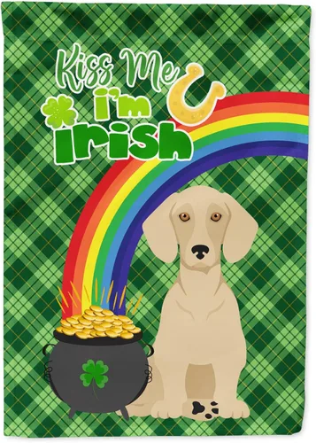 Vista 120 de Caroline's Treasures WDK4731GF - Bandera decorativa para jardín del día de San Patricio, color negro y tostado, Airedale Terrier, para jardín