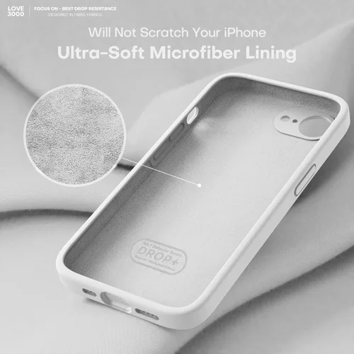 Vista 454 de LOVE 3000 Diseñada para Funda iPhone Air, Silicona Premium [Compatible con Magsafe][Forro de Microfibra Suave Anti-Rayones] Funda Protectora