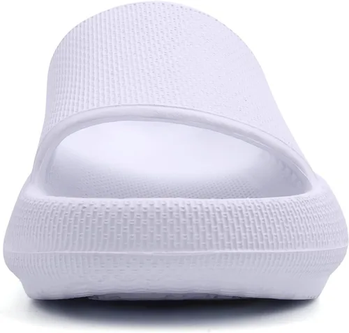 Vista 2 de WYSBAOSHU Sandalias deslizantes para niños y niñas, cómodas, antideslizantes, suela gruesa, para verano, ducha, piscina, playa, agua