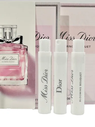 Vista 3 de Dior Miss Blooming Bouquet Muestra de perfume EDT para mujer, 0.0 fl oz / 0.03 fl oz Set de 3