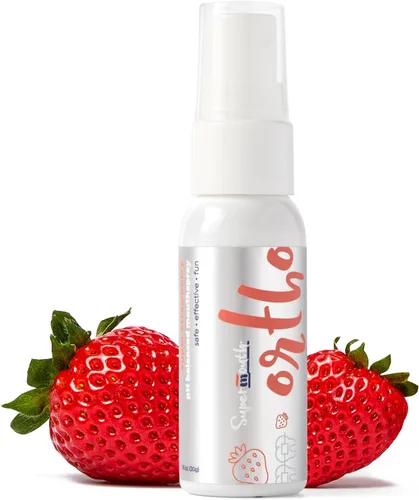 Vista 7 de SuperMouth Ortho - Aerosol bucal con prebióticos y xilitol para frenos y alineadores, estimulación de la respiración, sin azúcar, equilibrio de pH