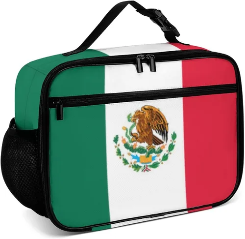 Vista 33 de Lonchera reutilizable con diseño a cuadros y negro y blanco con aislamiento, bolsa de almuerzo para comida y comida, bolsa de mano para mujeres