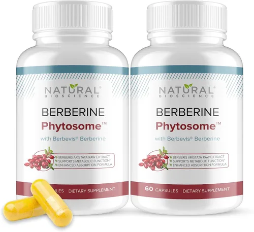 Vista 10 de Natural BioScience - Complejo de fitosomas de berberina con Berbevis, suplemento de berberina de absorción mejorada de 550 mg para apoyo metabólico