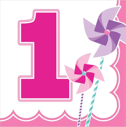 Vista 4 de Servilletas de papel de 16 unidades, Circus Time 1st Birthday