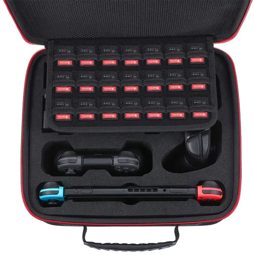Vista 6 de Estuche de transporte Zadii para consola Nintendo Switch