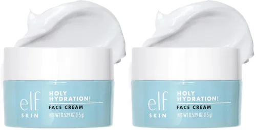 Vista 8 de e.l.f. SKIN Holy Hydration! Crema facial, sin fragancia, suave, no grasosa, ligera, nutritiva, hidrata, suaviza, se absorbe rápidamente, adecuada