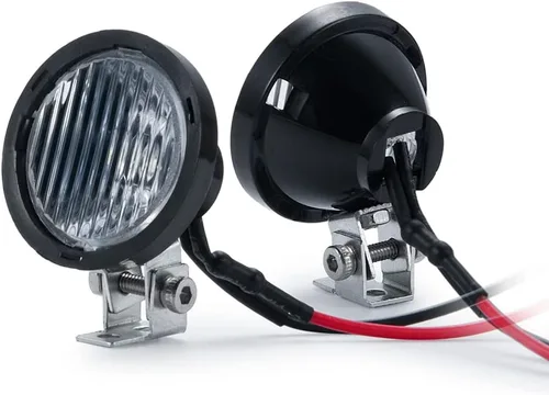 Vista 6 de 1/10º RC Coche LED Luz de techo Foco Foco Actualización para Axial SCX10 TRX4 D90 RC Crawler Truck Car (redondo)