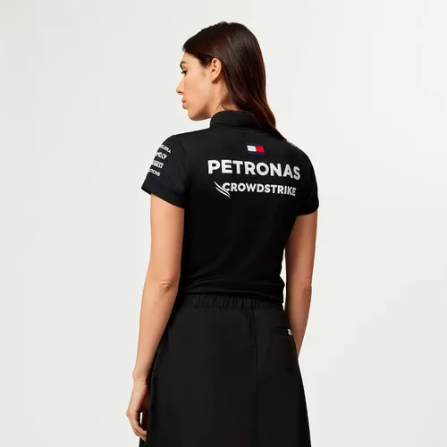 Vista 9 de Mercedes AMG Petronas Polo Team de Fórmula Uno para mujer 2023 Team - Negro - Talla: XXL
