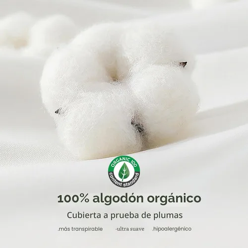 Vista 8 de TOPGREEN Rellenos de Almohada de Plumas y Plumón 12 x 12 pulgadas, Juego de 2, Funda de Algodón 100% Orgánico, Almohadas Decorativas Cuadradas