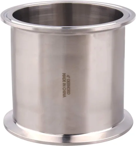 Vista 11 de DERNORD Tubo de carrete sanitario con extremos de abrazadera, tubo redondo sin costuras de acero inoxidable 304 con brida de virola de triple