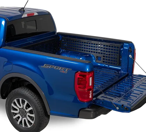 Vista 4 de Putco Paneles Molle para caja de camioneta: conductor, pasajero, portón trasero, paneles frontales a granel para Ford Ranger 2019-2025 de 6 pies 1