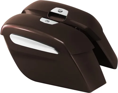 Vista 10 de TCT-MOTORPARTS Alforjas duras para Indian Chieftain Dark Horse Limited 2019-2023 gris acero