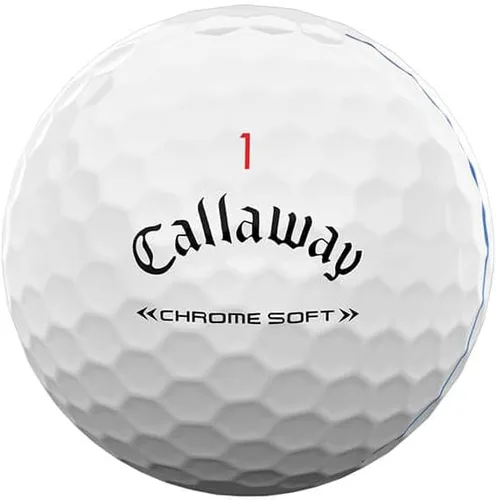 Vista 3 de Callaway Pelotas de golf suaves cromadas 2022 (True Track (rojo/azul)
