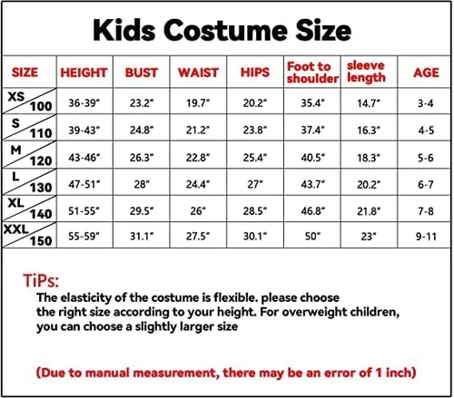 Vista 4 de Kids Girls Cruella Deville Costume Dress Polka Dots Black and White Birthday Christmas Halloween Dress for Toddler Girls