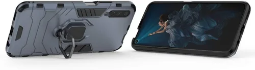 Vista 2 de LuluMain Compatible con Huawei Y9S, Honor 9X, Honor9X Pro, soporte de agarre de anillo de metal, parachoques duro a prueba de golpes