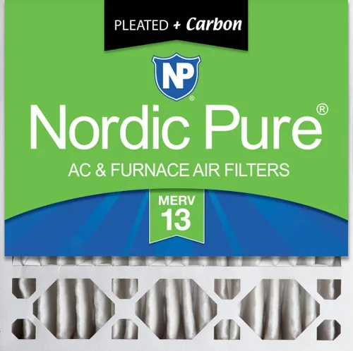 Vista 33 de Nordic Pure 20 x 20 x 5 (19_5/8 x 19_7/8 x 4_3/8) Honeywell/Lennox MERV 8 filtro de aire de repuesto, 1 paquete