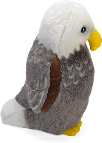 Vista 5 de Wild Republic Audubon Birds - Peluche de águila calva con auténtico sonido de pájaro, animal de peluche, juguetes de pájaros para niños y pájaros