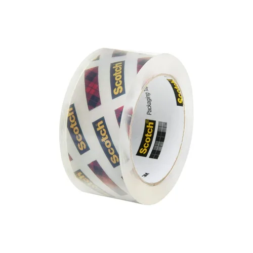 Vista 12 de Scotch Cinta de Embalaje con Cierre de Caja, Transparente, Cinta de Mudanza de Agarre Extremo, 1.88 pulg. x 54.6 yd, 3 Rollos, Dispensador de Cinta
