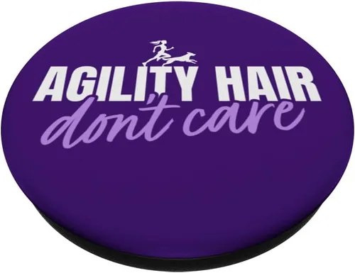 Vista 2 de Dog Agility Handler - Dog Agility Hair - Dog Agility PopSockets Adhesive PopGrip