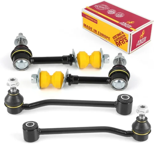 Vista 49 de Metrix Premium Chassis Parts - Kit de 4 piezas de barra estabilizadora delantera y trasera con enlace de extremo de barra estabilizadora para Ford
