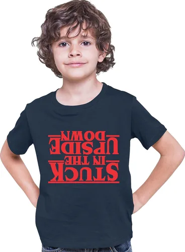 Vista 4 de Go All Out Camiseta juvenil Stuck in The Upside Down