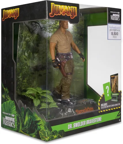 Vista 6 de McFarlane Toys - Figura posada de Movie Maniacs Smolder (Jumanji) de 6 pulgadas
