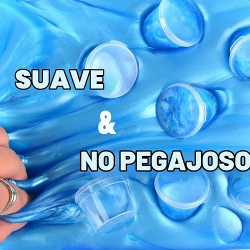 Vista 4 de Paquete de 24 Galaxy Slime, regalos de fiesta de slime azul, antiadherente, suave y liso para cumpleaños, recompensas de aula, rellenos de Slime