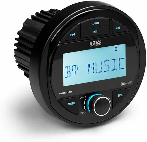 Vista 9 de BOSS Audio Systems Paquete de radio y altavoces marinos MG250W.64 - Receptor Bluetooth de 4 canales MGR250B + 4 altavoces MR6W de 6.5 pulgadas