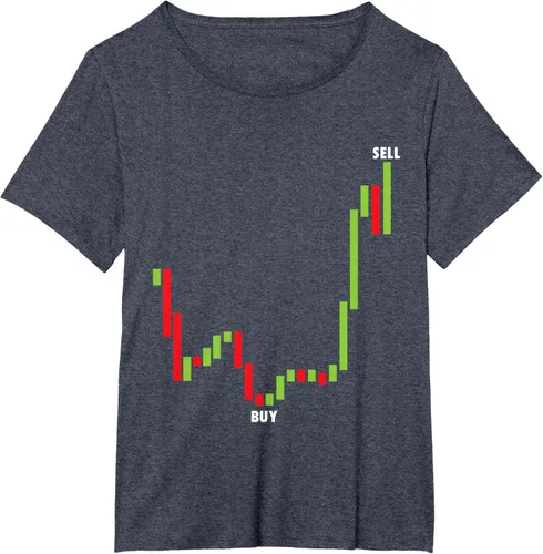 Vista 56 de Funny Day Trading Comprar Baja Venta Alta Stock Trading Camiseta Negro