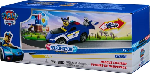 Vista 8 de Paw Patrol: Search & Rescue, Chase Rescue Cruiser Vehicle with 2 Figures