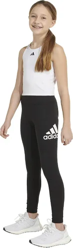Vista 7 de adidas Girls' Essential Sportswear Logo Fitted Legging