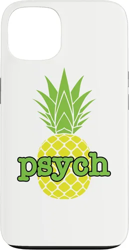 Vista 7 de Funda blanca para iPhone 16 Psych Pineapple Fruit