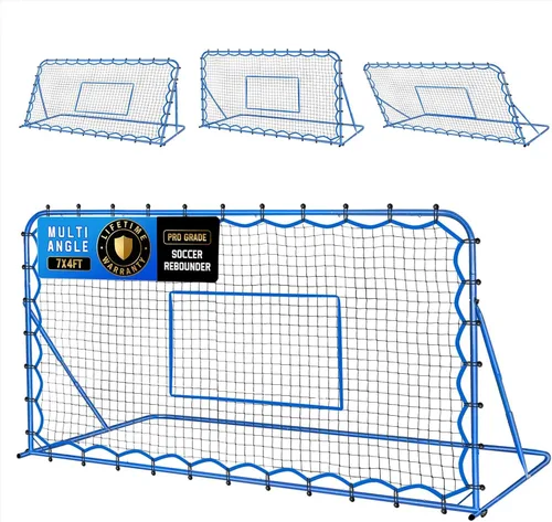 Vista 14 de Soccer Baseball Rebounder Soccer Goal Net, Volleyball Rebound Pitchback Net