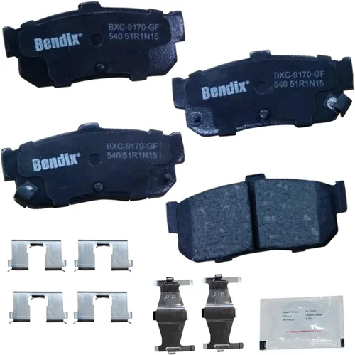 Vista 36 de Bendix Priority1 CFC154 - Juego de pastillas de freno de disco para Avanti II, Century, LeSabre, Regal, Riviera, chasis comercial, DeVille