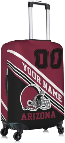Vista 3 de Funda de equipaje personalizada, funda de maleta personalizada, diseña tu nombre y número, protector de equipaje elástico lavable, Arizona