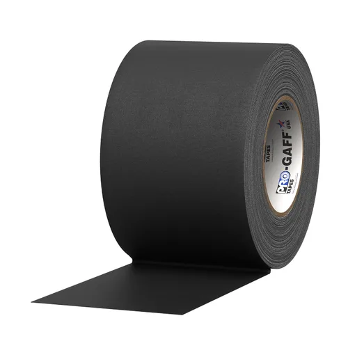 Vista 16 de Cinta de Gaffer de Tela Mate Premium Pro Gaff de ProTapes de 1" de Ancho con Adhesivo de Goma, 50 Yardas de Largo, Amarillo Fluorescente