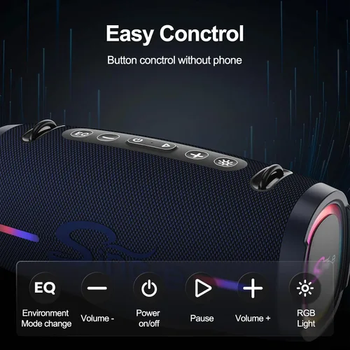 Vista 4 de Bluetooth Speaker for Outdoor & Party, Portable Karaoke Machine for Adults