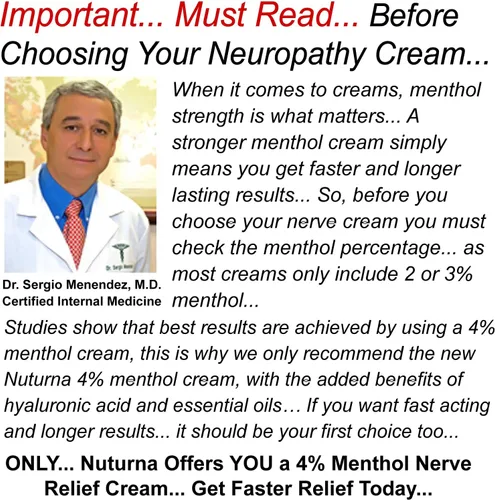 Vista 4 de Nuturna Crema para Alivio del Dolor Nervioso por Neuropatía - Crema Premium para Nervios 3X Acción para Alivio Específico y Confort Nervioso