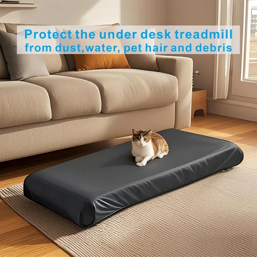 Vista 4 de Funda para alfombrilla de caminar para el hogar, funda impermeable y a prueba de polvo para debajo del escritorio - Compatible con cinta de correr
