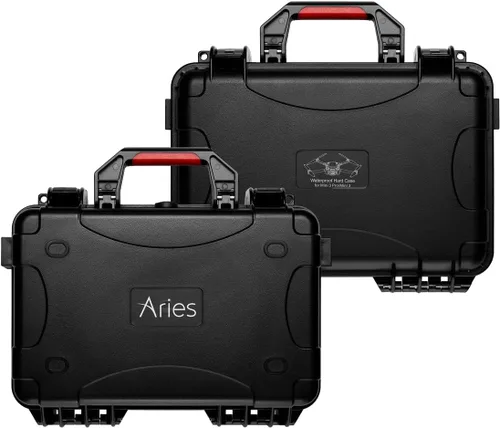 Vista 4 de Aries Estuche rígido impermeable para DJI Mini 3 y Mini 3 Pro, negro