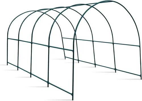 Vista 12 de YardGrow Greenhouse Frames for Larger Hot Garden House Support Arch Frame Climbing Plants/Flowers/Vegetables Outdoor (8.2x7x7.2 FT)