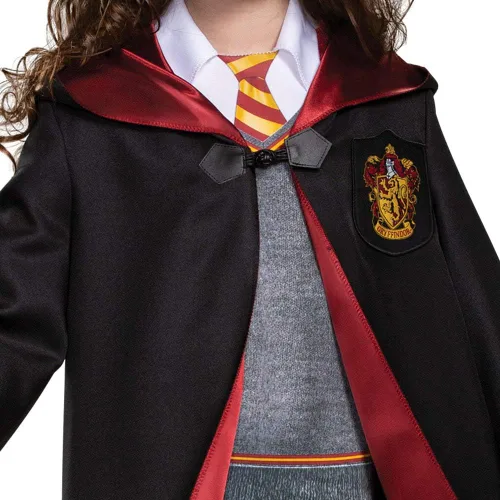 Vista 3 de Disfraz de Harry Potter Deluxe Hermione para niñas