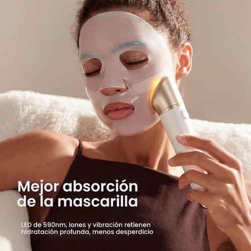 Vista 5 de Wavytalk Esculpir el dispositivo facial de la microcorriente del tiempo Oro champán