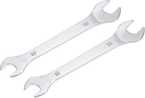 Vista 6 de uxcell Llave fina de extremo abierto, espejo métrico de 0.236 in x 0.276 in, acero de alto carbono, para mantenimiento doméstico y reparaciones