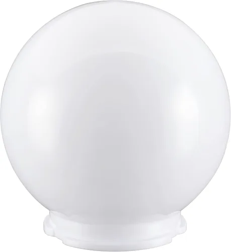 Vista 15 de Aspen Creative 28001-60-41, Globo de lámpara de poste de 6" de acrílico transparente de repuesto con cuello de 3-3/4